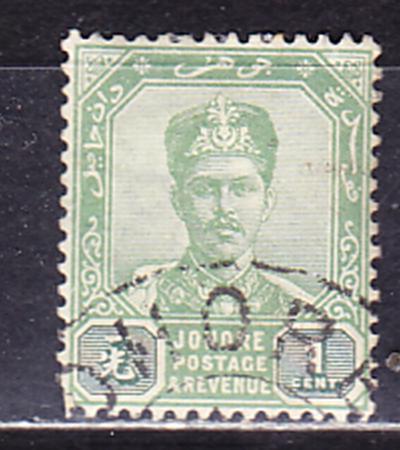 Малайя, султанат Джохор, гаш, 1896--99 г.,