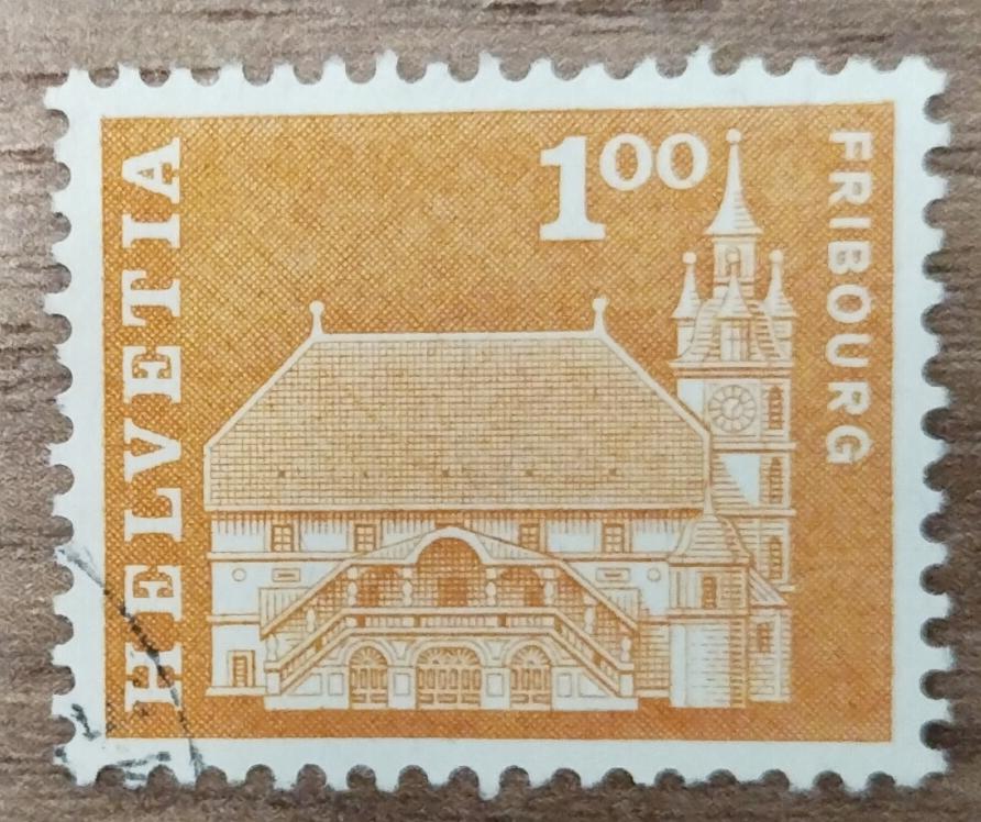 Почтовая марка Швейцария 1960 Архитектура 