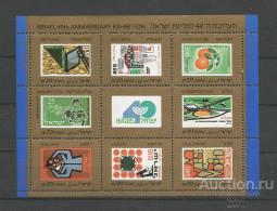 Израиль 1983  40  лет выставки . Блок .