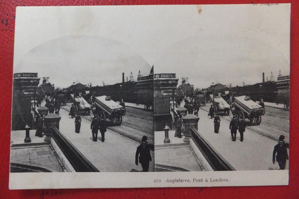 Стерео Открытка Стерео Фото Англия Лондон. НУТОВЦЪ, МОСКВА, до 1917 г.