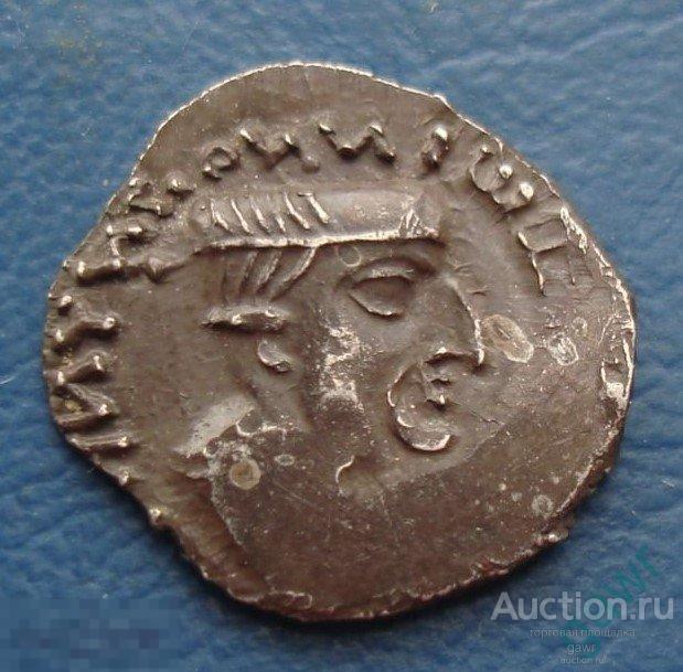 Драхма 119-124 гг. н.э. Западные Кшатрапы – Нахапана. РЕДКОСТЬ! 