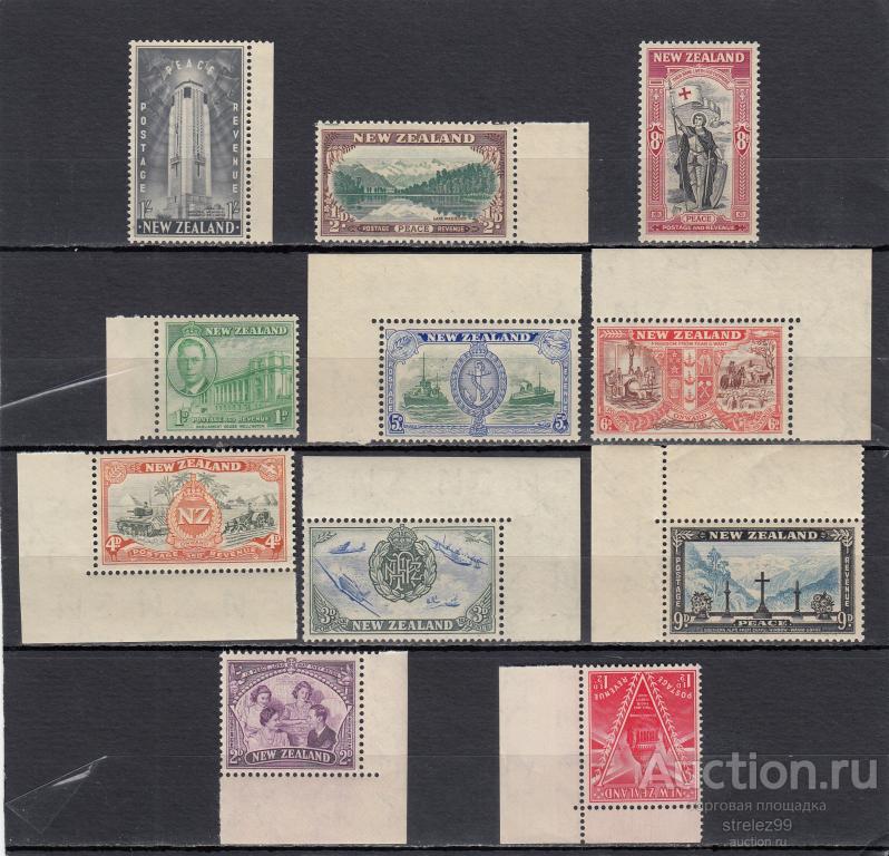 NEW ZEALAND НОВАЯ ЗЕЛАНДИЯ   Победа в войне Серия 1946  Сост** MNH