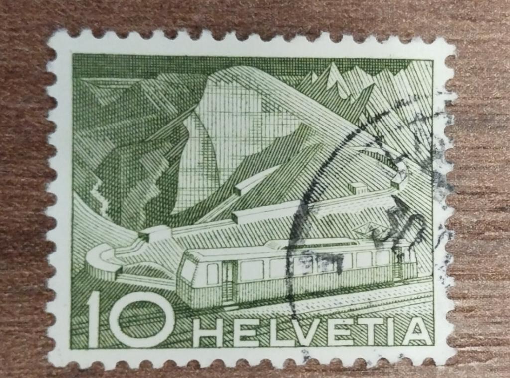 Почтовая марка Швейцария 1949 Архитектура Инженерные сооружения 