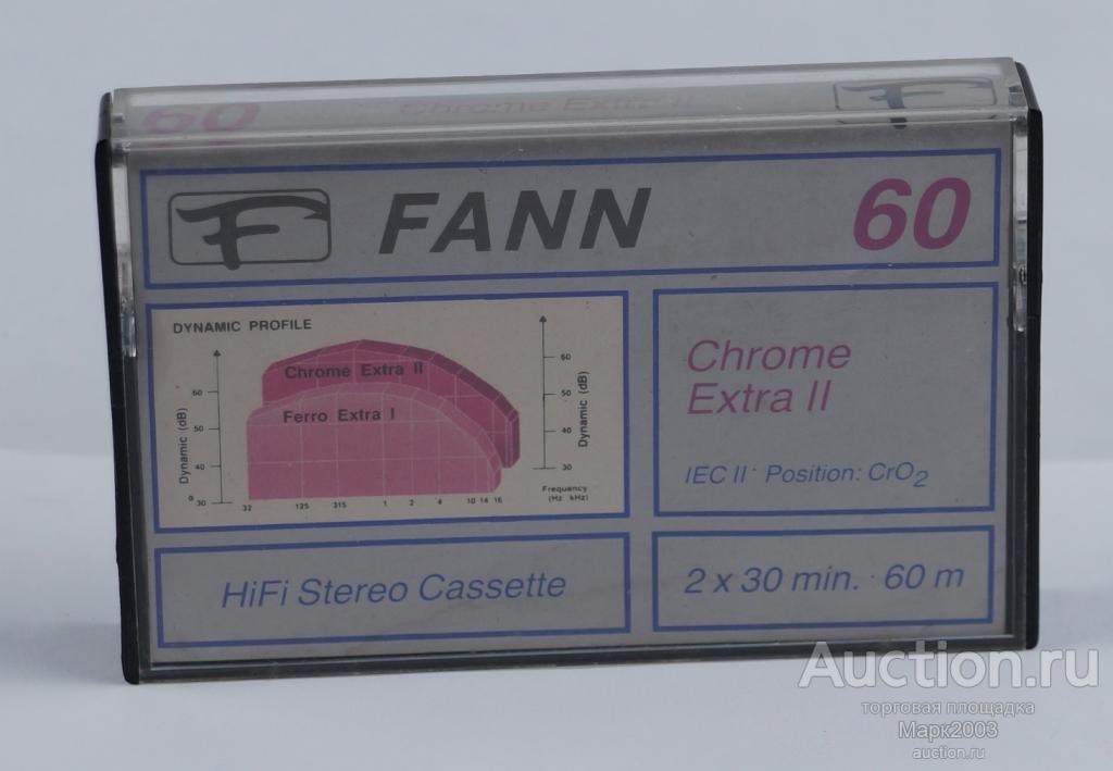 Аудиокассета Fann Chrome Extra II 60.