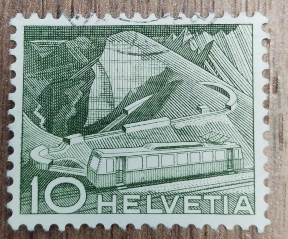 Почтовая марка Швейцария 1949 Архитектура Инженерные сооружения 