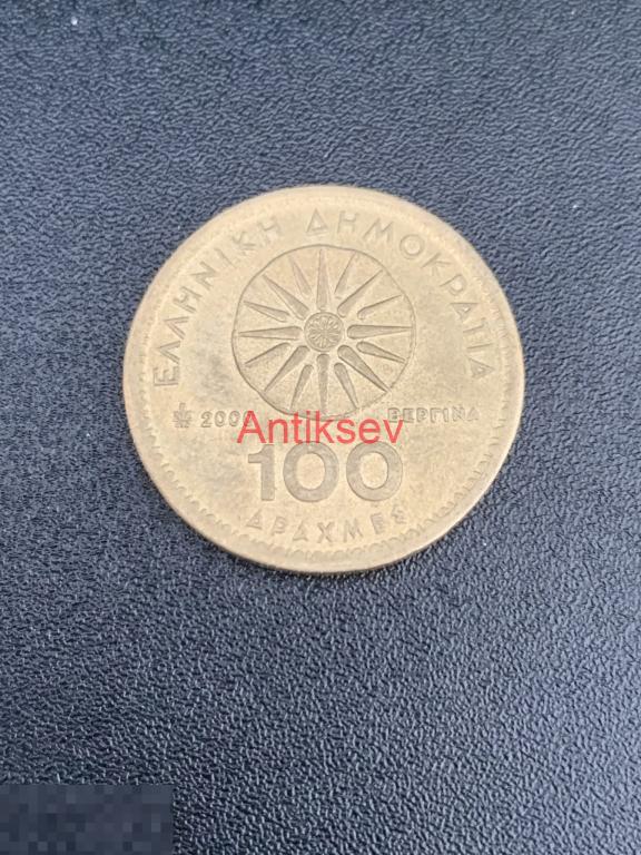 100 драхм Греция 2000 