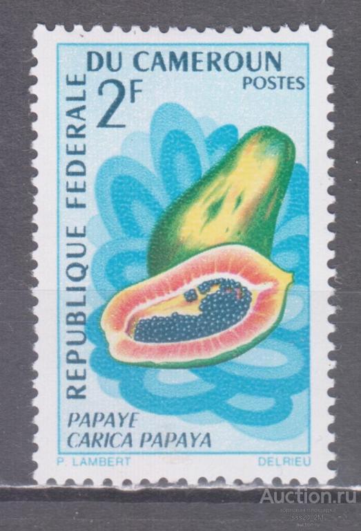 Камерун 1967 папайя Mi507 MNH