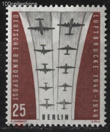 de-b1959_188 Западный Берлин. Воздушный мост 1948-1949. Самолеты ** 0.8 евро