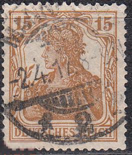 1916 Германия Германская империя Рейх Стандарт № 100 гаш. 3 евро