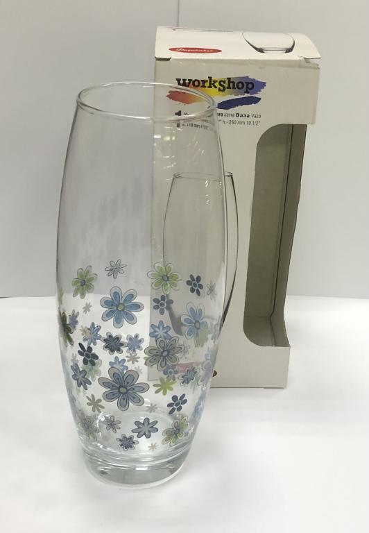 Ваза для цветов Новая в упаковке Стекло 26 см