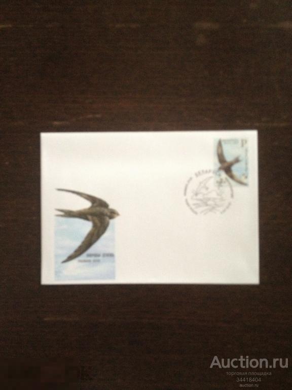 Беларусь 2012 КПД с Г Минск птица года Черный стриж фауна 