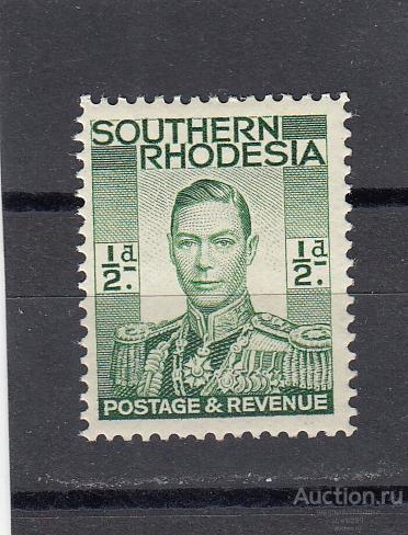 SOUTHERN RHODESIA  ЮЖНАЯ РОДЕЗИЯ   Георг VI   № 42  1937 Сост** MNH