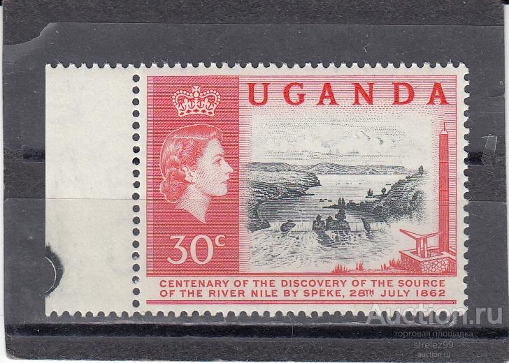 UGANDA УГАНДА   Река Нил  № 69  1962  Сост** MNH