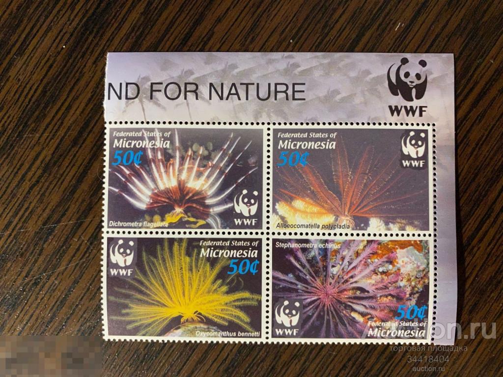 Микронезия 2005 фауна морские звёзды WWF 