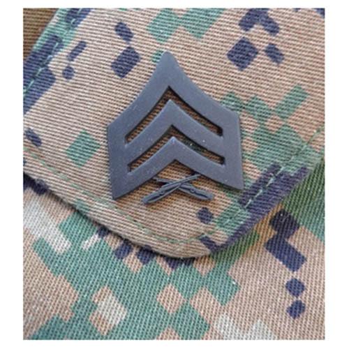Значок US Army USMC insignia of rank - Sgt. - BLACK