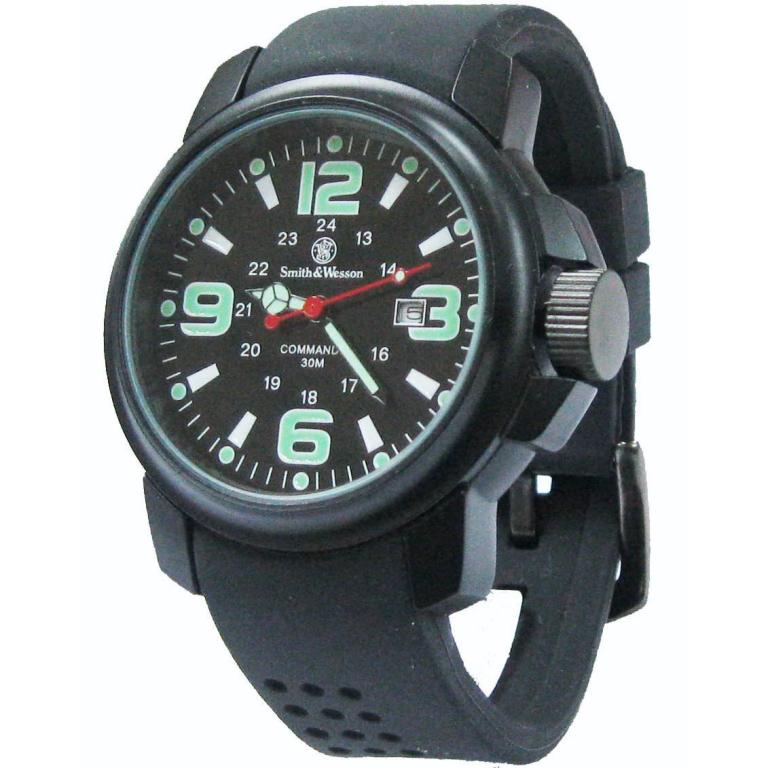 Часы Smith & Wesson® Watch COMMANDO 30M BLACK
