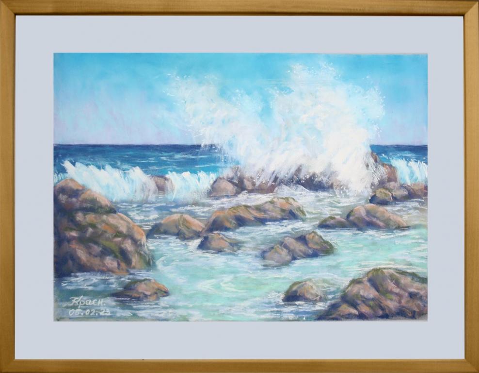 Авторская картина "Морской прибой"