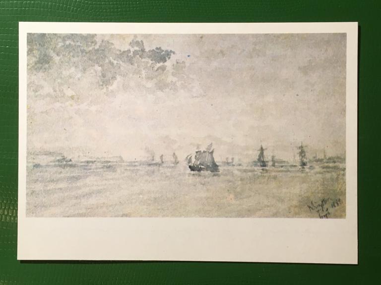 Джеймс Уистлер. Морской вид с парусниками. 1984 г.