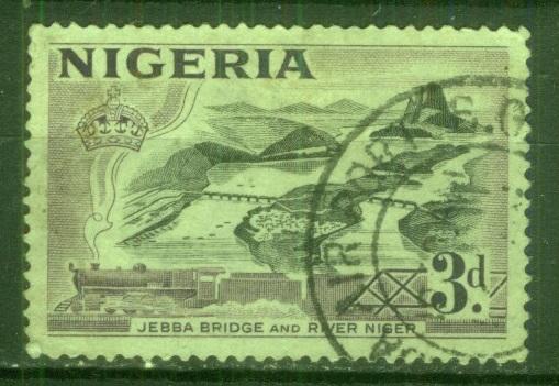 Нигерия 1953 Mi# 76  Мост на реке Никер