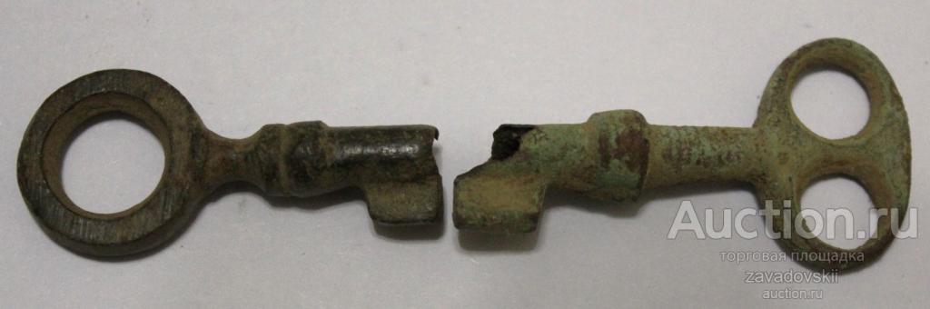 Маленькие ключи, для шкатулок или навесных замков, замочков, до 1917 г.