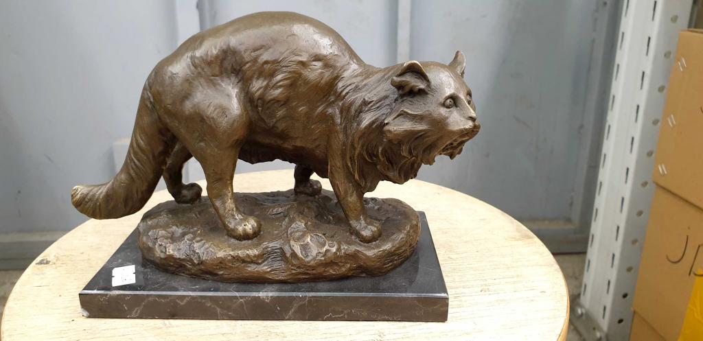 Манул 126 Дикий кот. Бронза.