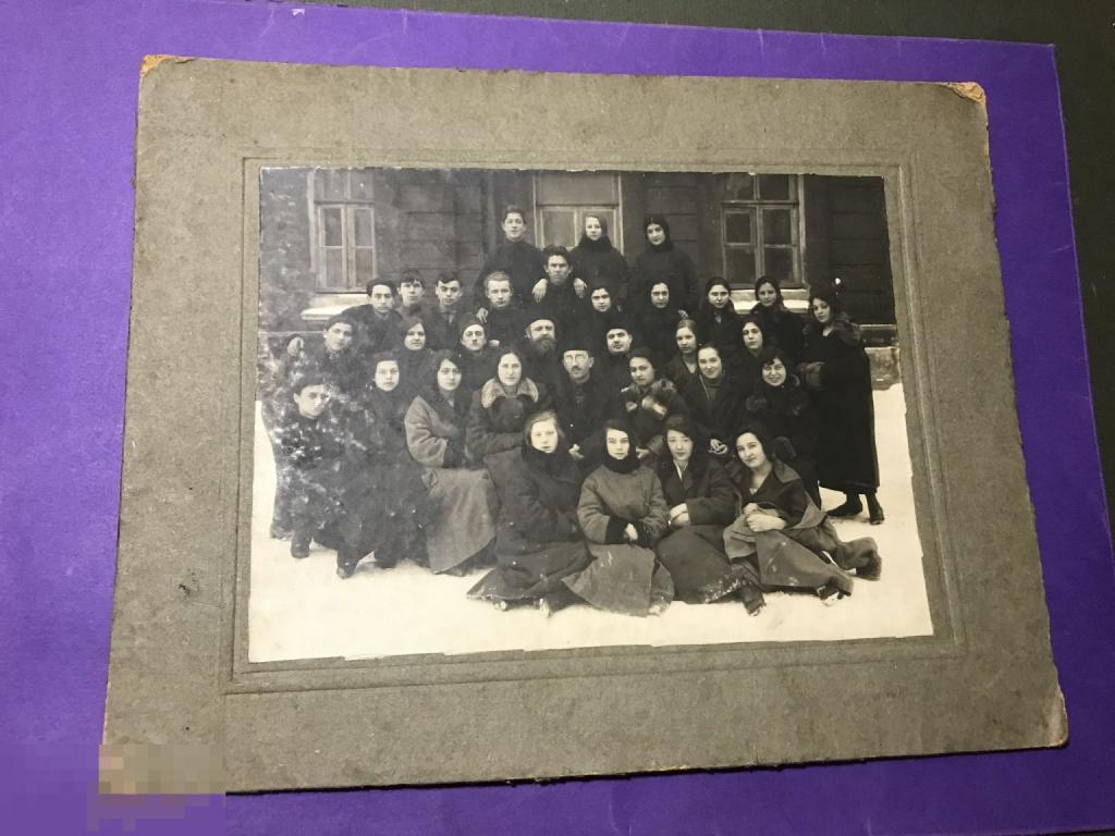 ДР24*г  1925 Коллективное  с дарственными надписями Ачкасово 57 школа Воскресенск ?  ъ 