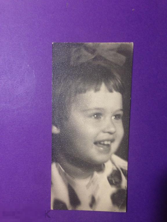 аф6-55г 1968 Девочка с бантиком Таня Юдина      Дети СССР   ххх 