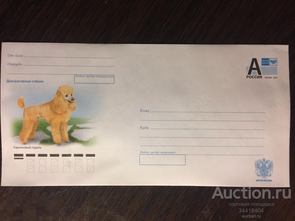 Россия 2012-292 ХМК Декоративные собаки Карликовый пудель фауна 