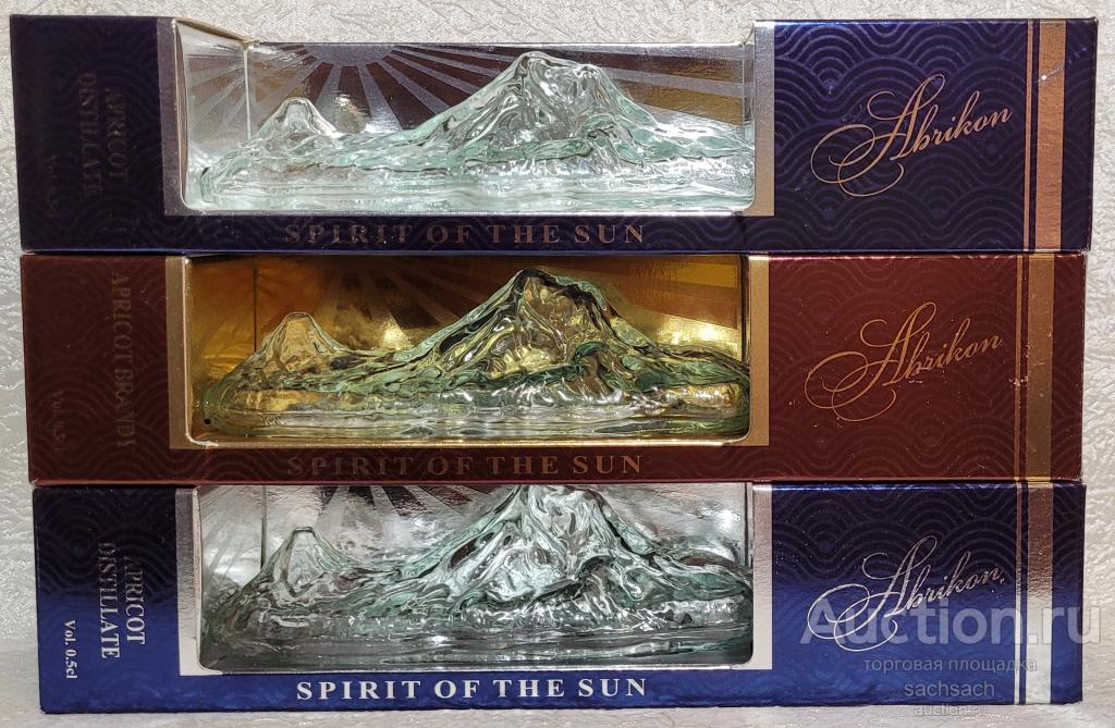 Мини бутылочки пустые в коробках алкоголь 3 шт. 0,05 L