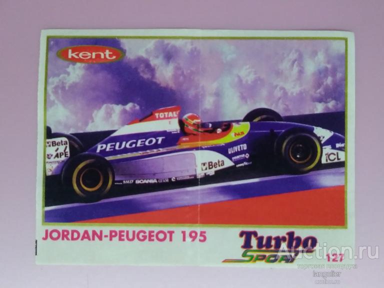 Вкладыш от жевательной резинки Turbo Sport 71-140 #127