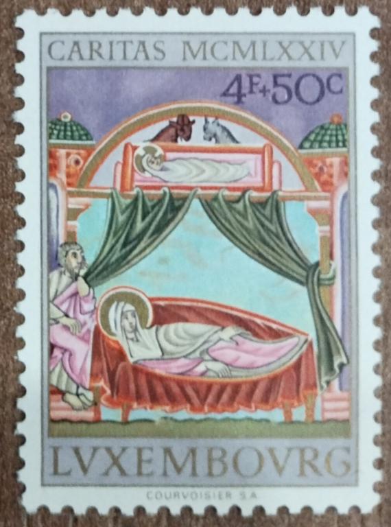 Почтовая марка Люксембург 1974 Религия**