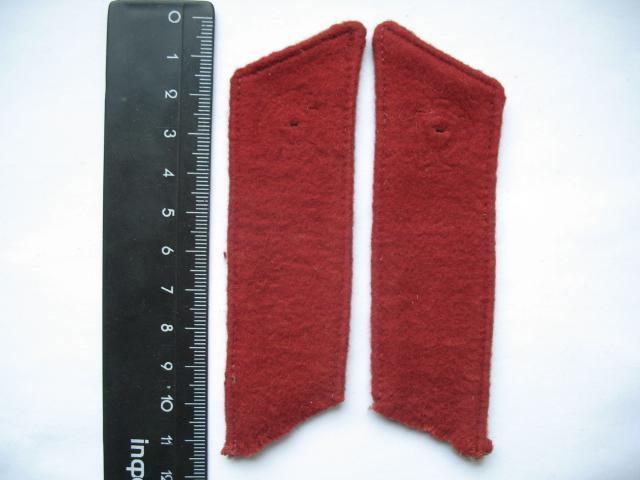 Петлицы на шинель краповые ВВ, образца 1956г., перевертыши.  СССР.