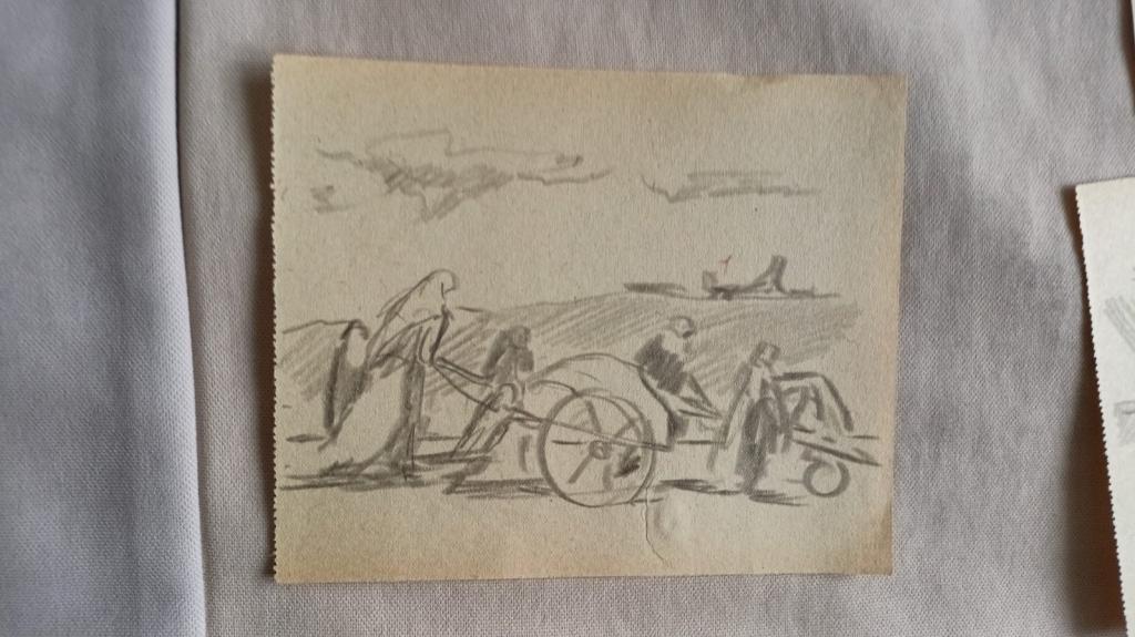 Сойфертис Л.В. (1911-1996)  "Вслед за повозками" (1944)