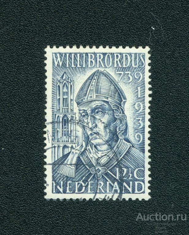 1939 г. Нидерланды - 1200-я годовщина смерти святого Виллиброрда (1003е)