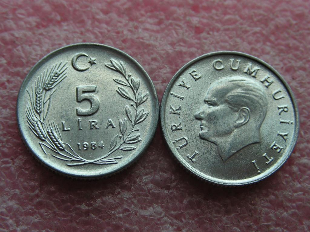 Турция 5 лир 1984 KM#963 unc