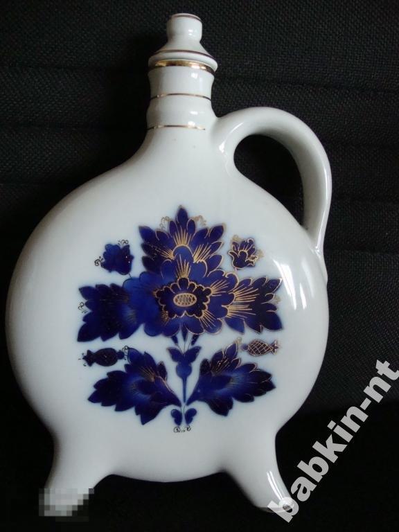 графин штоф кувшин кобальт Коростень 50-е 