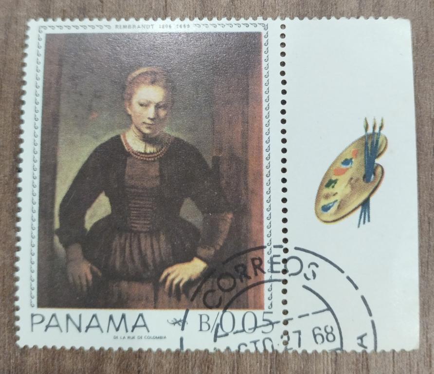 Почтовая марка Панама 1967 Искусство Живопись 