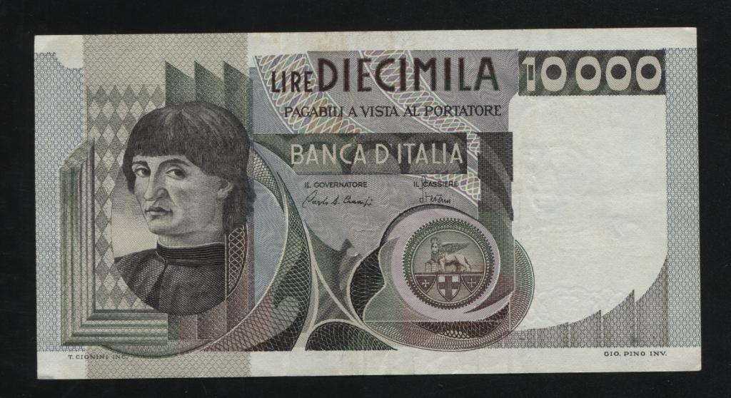 Италия 10000 лир 1988 1976 234