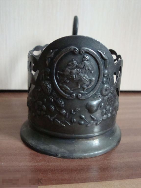 подстаканник памятник Богдану Хмельницкому Киев СССР 