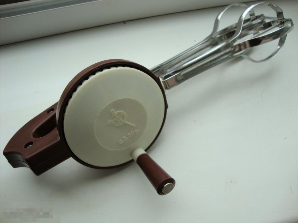 миксер взбивалка механическая СССР клеймо 