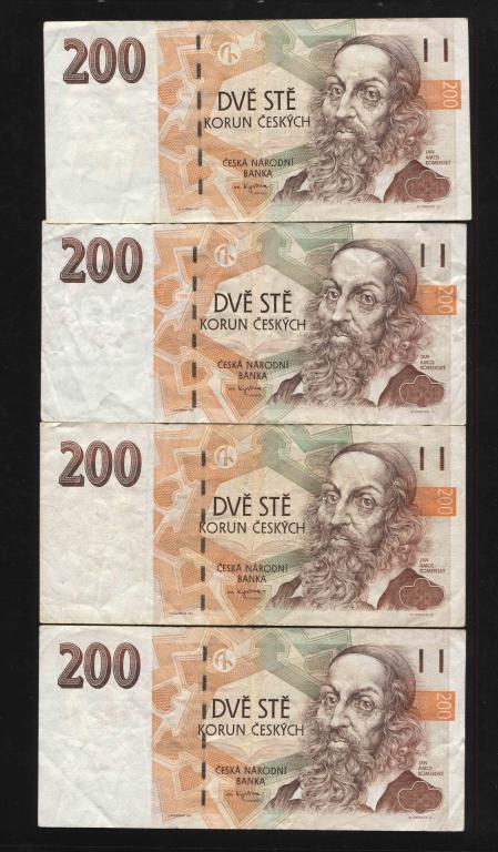 Чехия 200 крон 1998 цена за 1 штуку