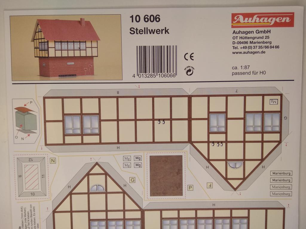 16мм (HO) Auhagen 10606 Пост централизации