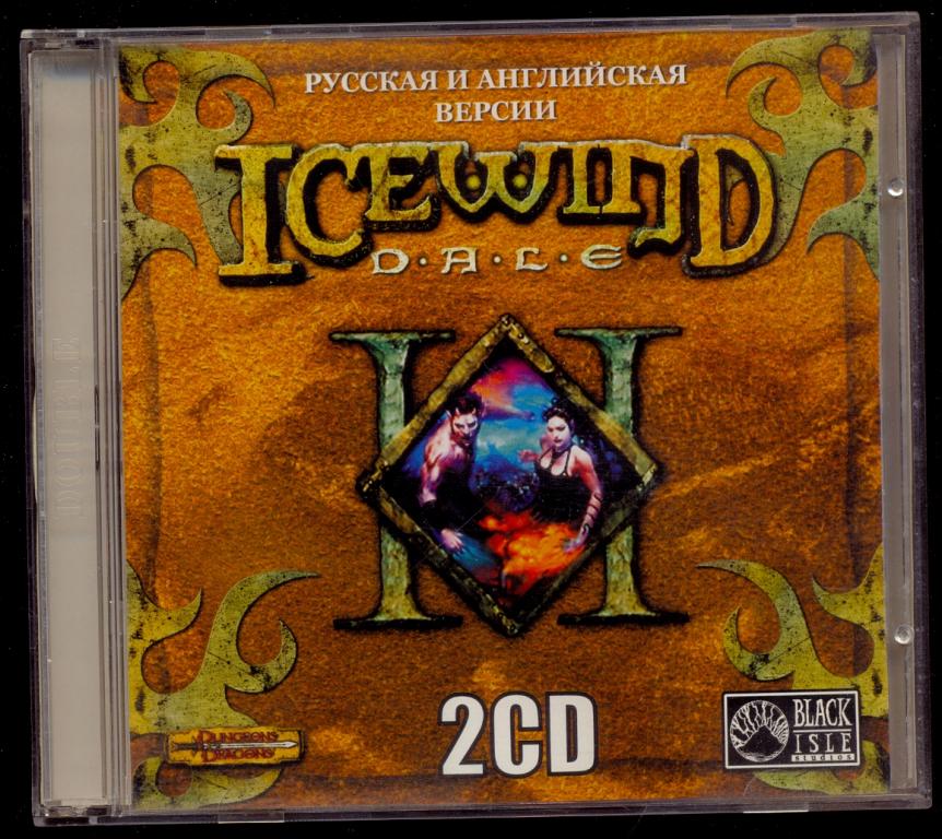 2 CD Icewind Dale 2 CD-ROM Game игра штамповка очень старое издание