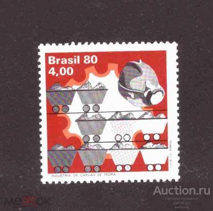 Бразилия    чистая    1980  год       №    4761