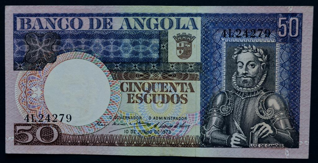 Ангола 50 эскудо 1973 год.