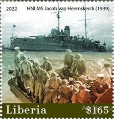 Либерия 2022 - сражение за Мадагаскар (крейсер HNLMS Jacob van Heemskerck)