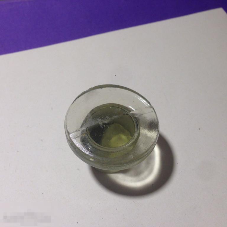 кст3с    Стеклянная пробка крышка от пузырька  СССР  3 ххх 