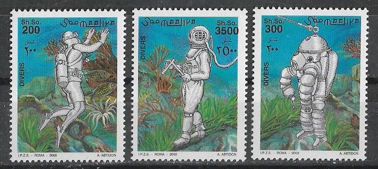Сомали 2000 г. Подводные работы **