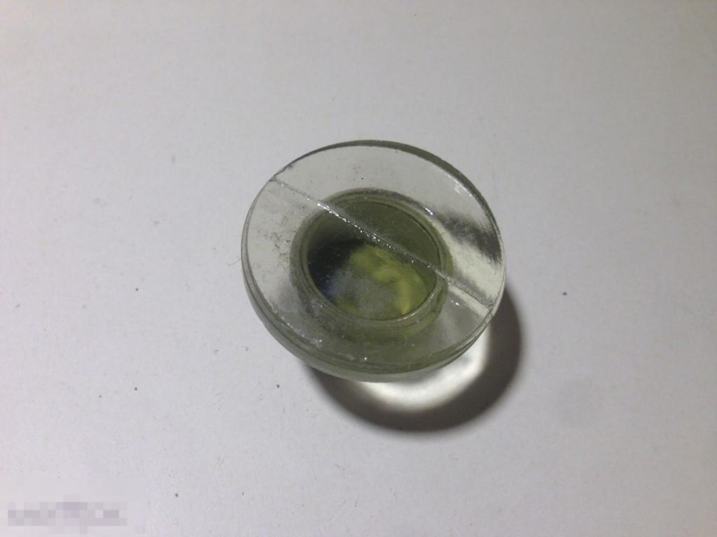 кст3с    Стеклянная пробка крышка от пузырька  СССР  1 ххх 