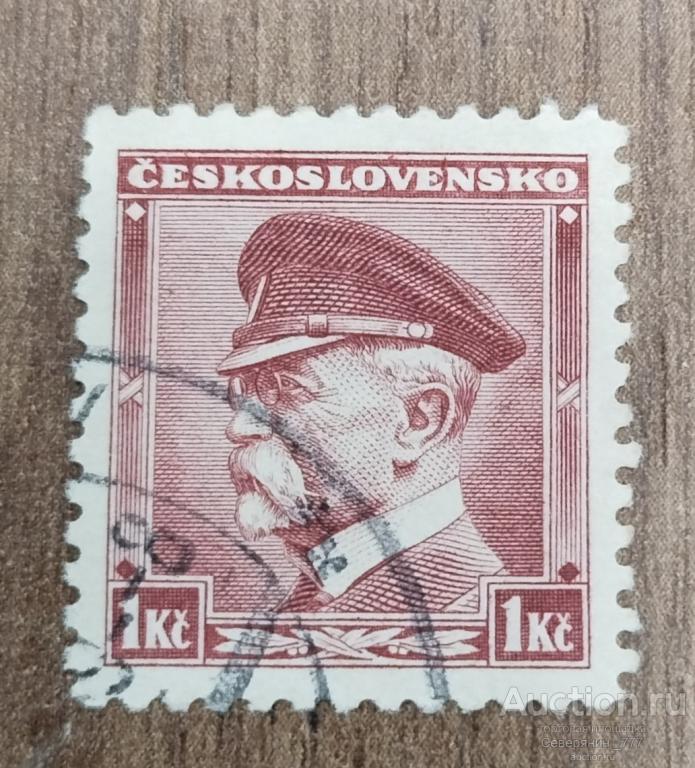 Почтовая марка Чехословакия 1936 Президент Масарук
